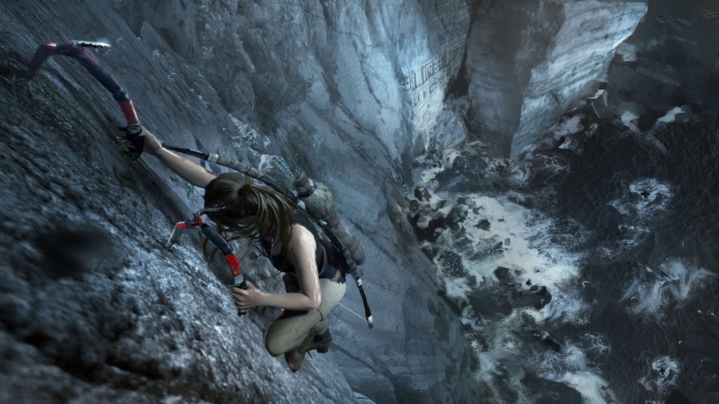 Shadow of the Tomb Raider; screenshot: šplhání